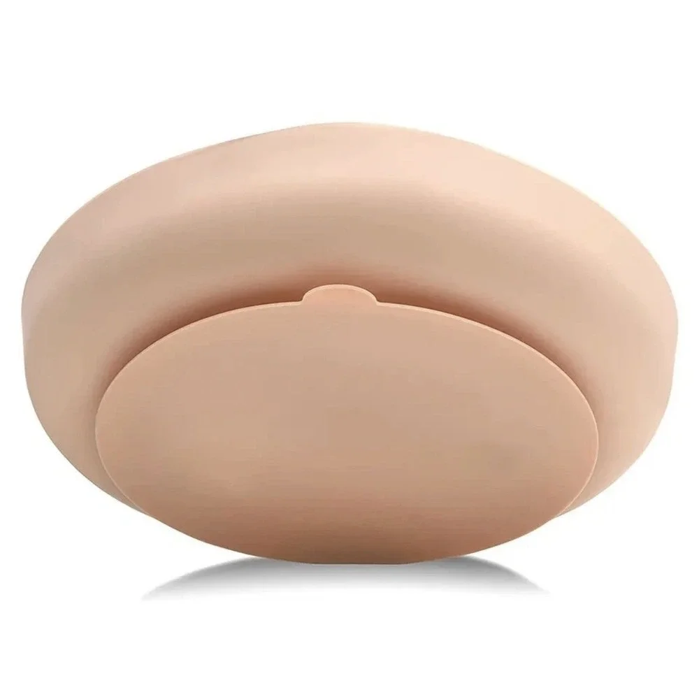 Should We Go? Slow Feeder Pet Bowl & Placemat‎ Set Tan/Peach Silicone NEW